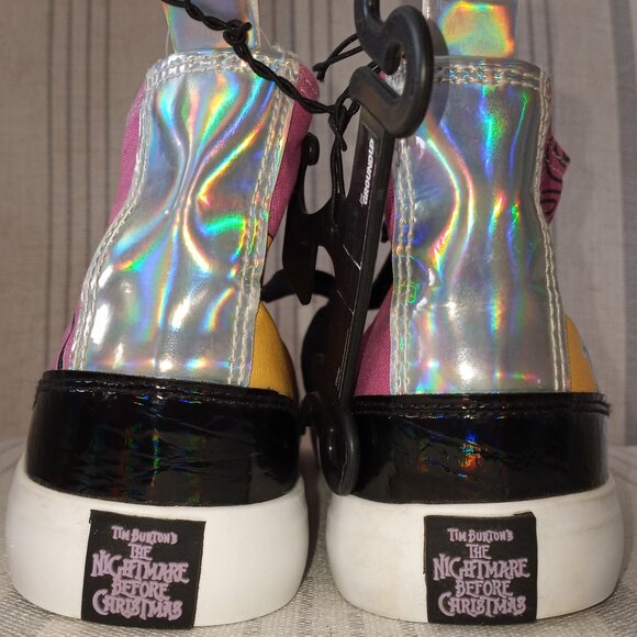 'Nightmare Before Christmas' Disney Canvas High Top Sneaker Size 8 New - Picture 12 of 15